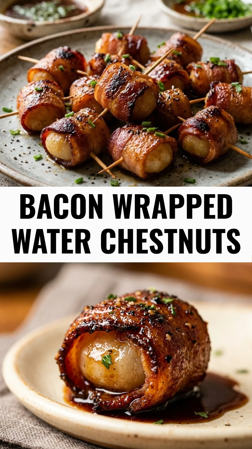 Bacon Wrapped Water Chestnuts