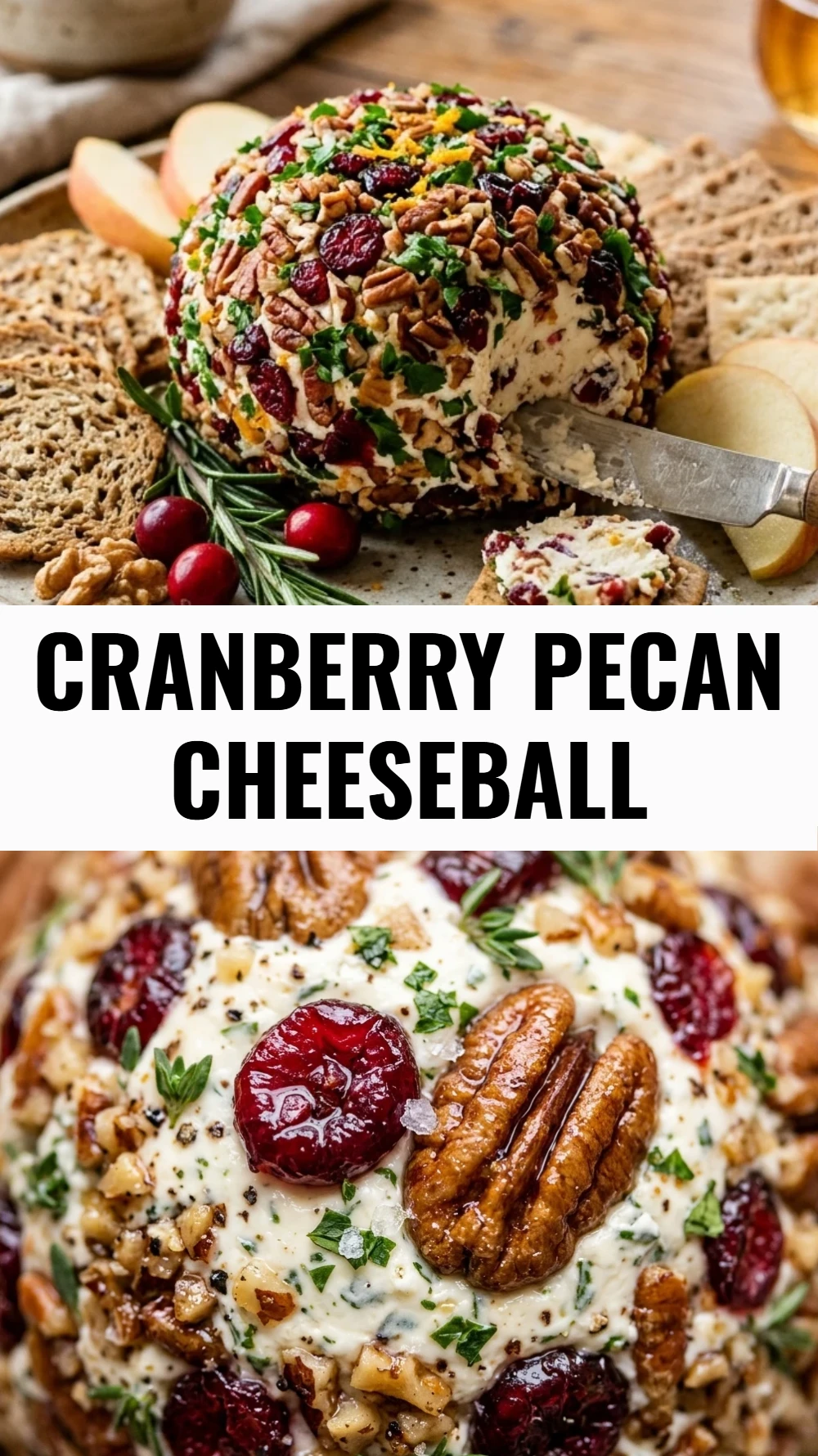 Cranberry Pecan Cheeseball