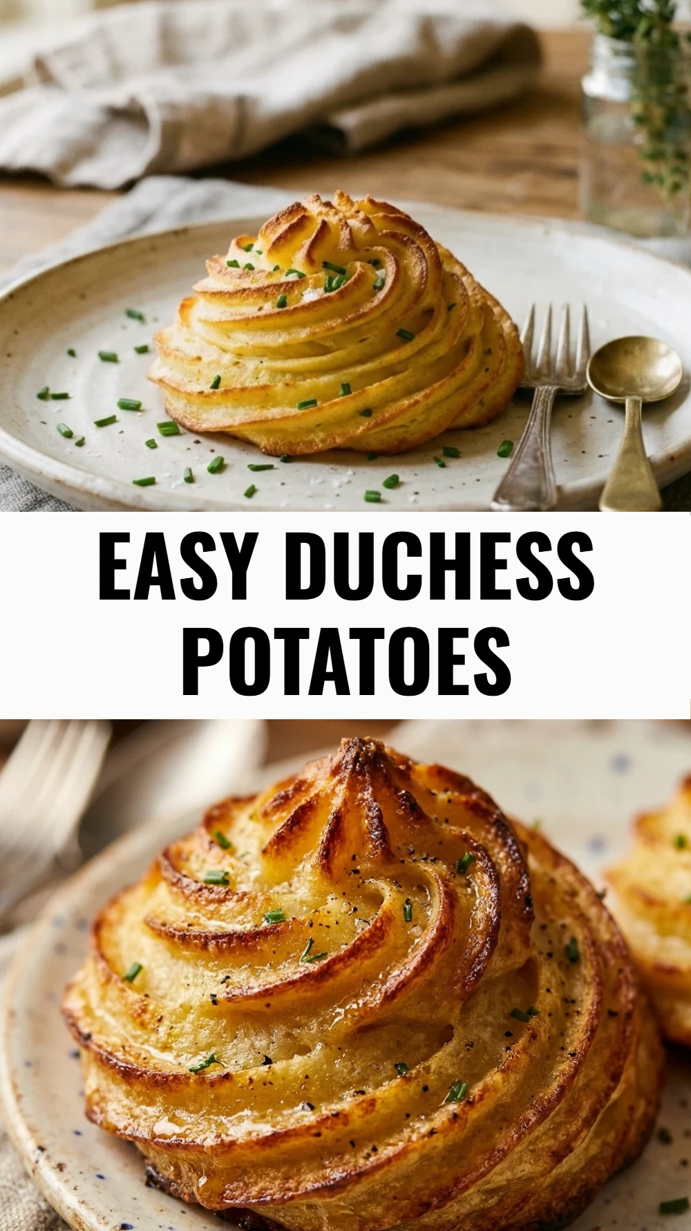 Easy Duchess Potatoes