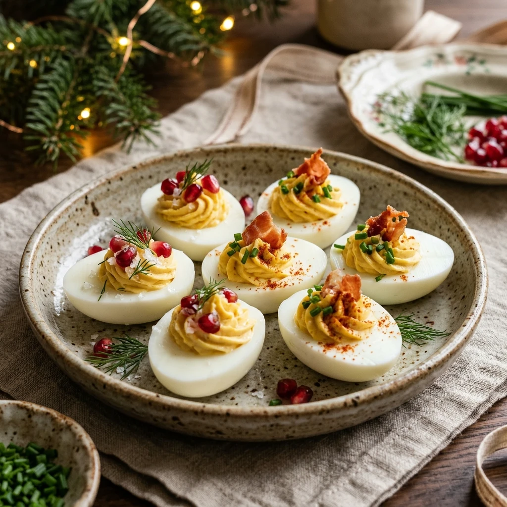 Holiday Deviled Eggs