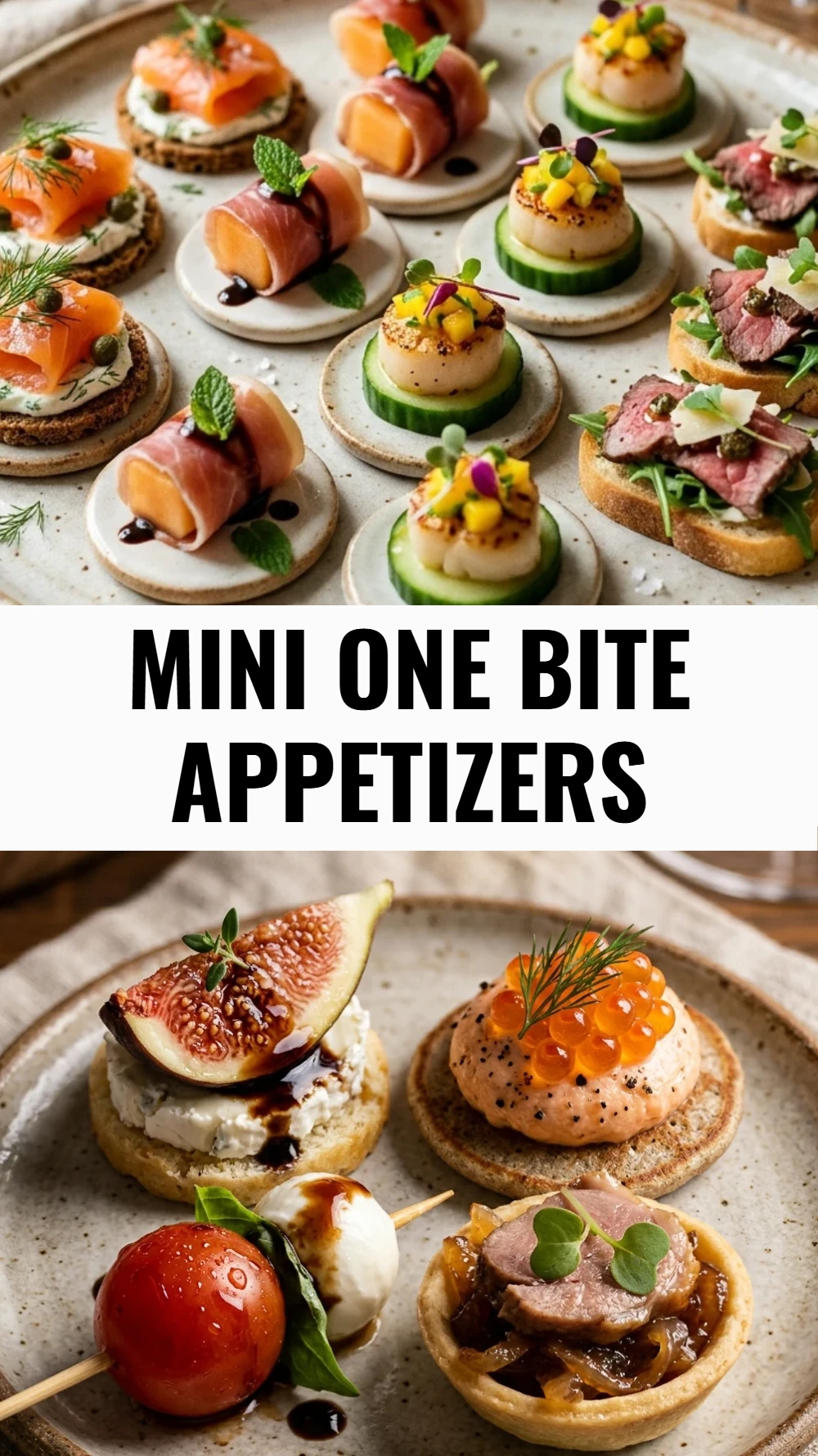 Mini One Bite Appetizers