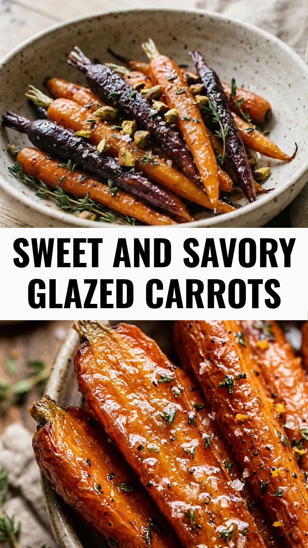 Sweet and Savory Glazed Carrots