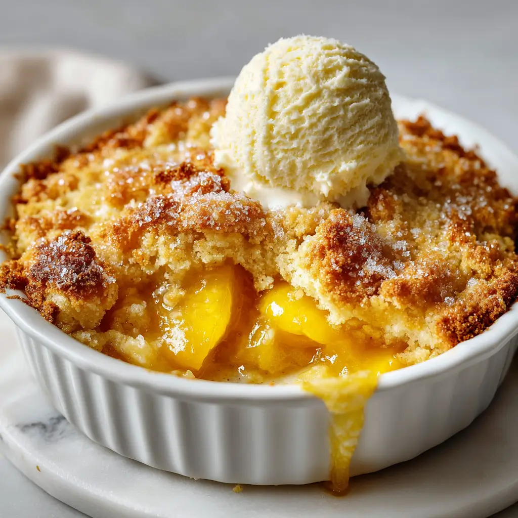 Southern Peach Cobbler (easy Recipe!)