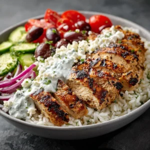 Greek Chicken Bowls