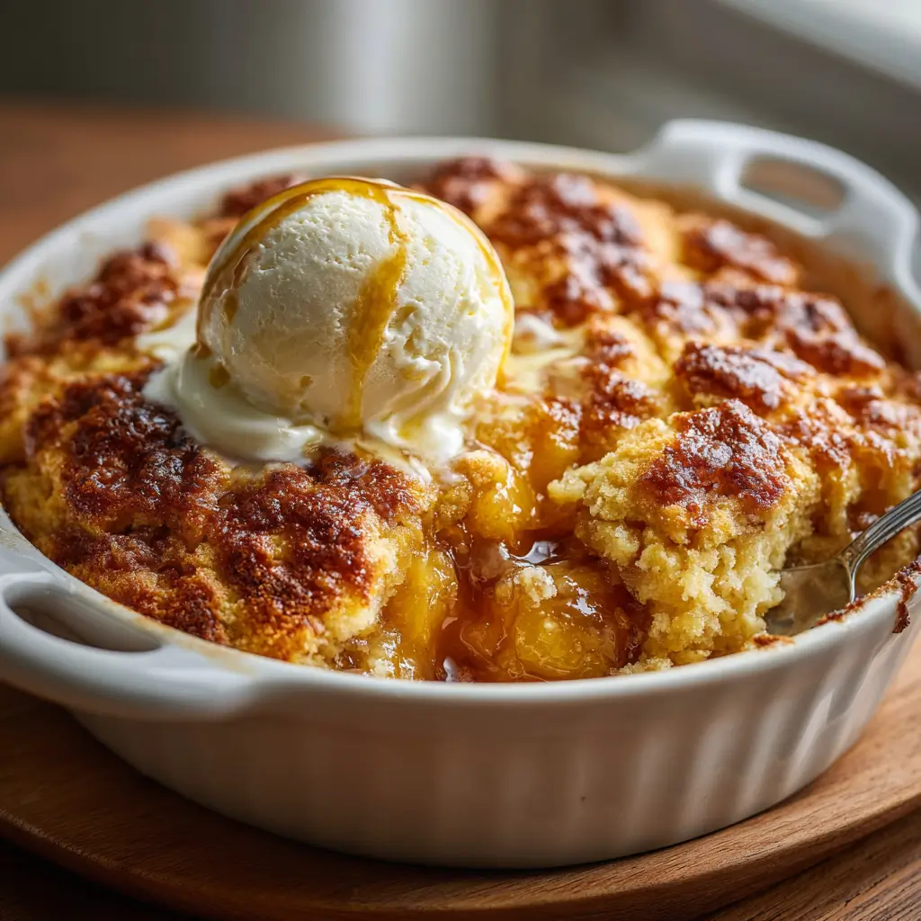 Peach Cobbler Dump Cake