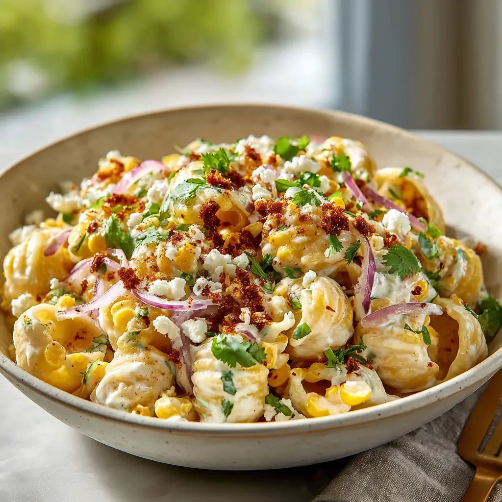 The Best Street Corn Pasta Salad