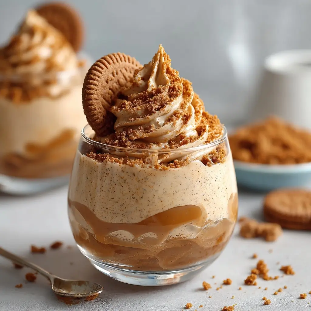2 Ingredient Biscoff Mousse Recipe