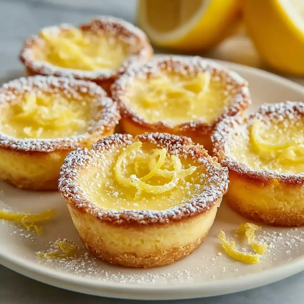 Baby Lemon Impossible Mini Pies