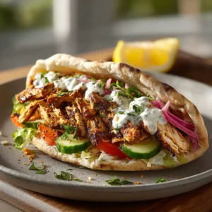 Chicken Shawarma With Creamy Garlic