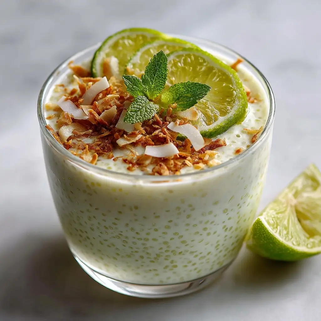 Coconut Lime Chia Pudding — Tropical Healthy Snack