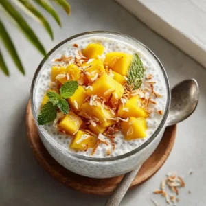 Mango Coconut Chia Pudding — Tropical & Healthy