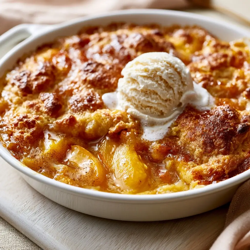 Old Fashioned Peach Cobbler