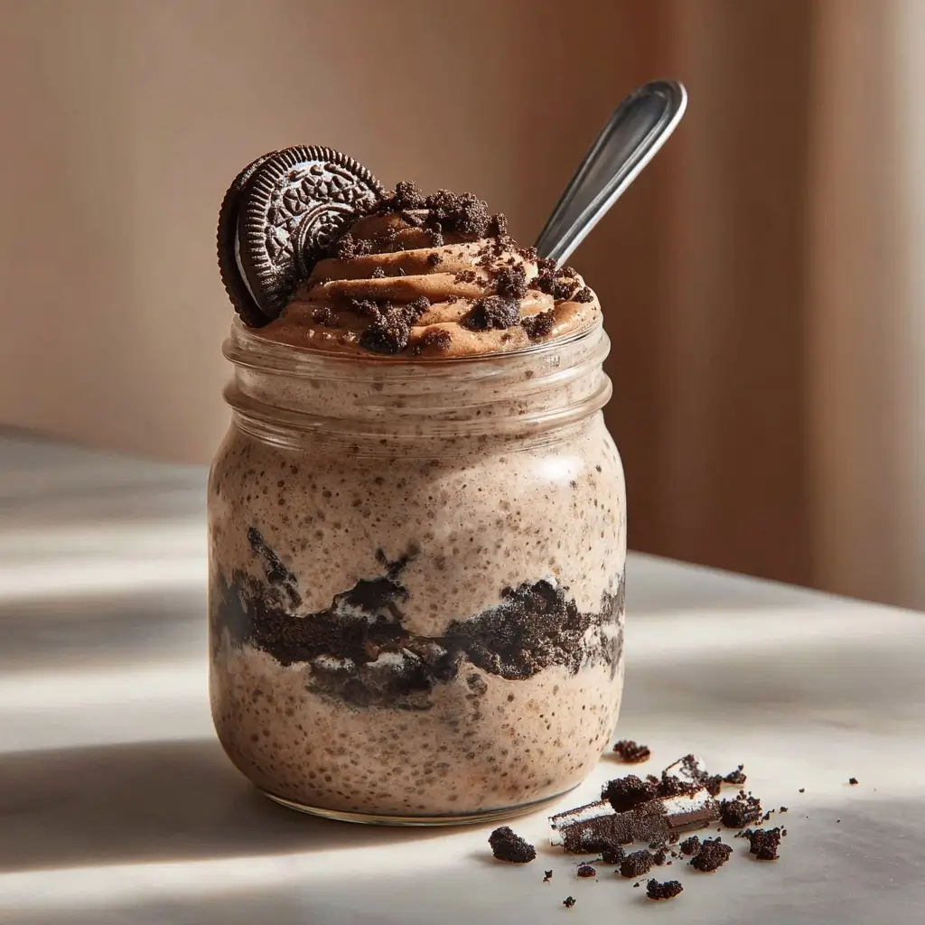 Oreo Chia Pudding — Easy No Bake Dessert