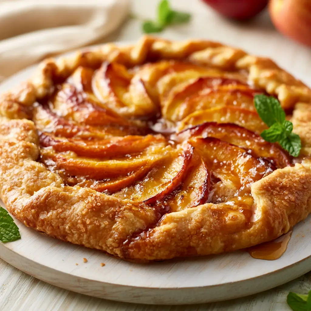 Peach Galette — Easy Rustic Summer Tart