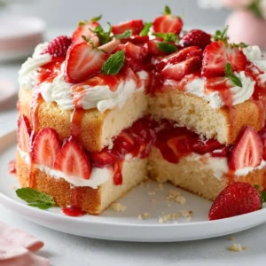 Shortcake Strawberry Cake