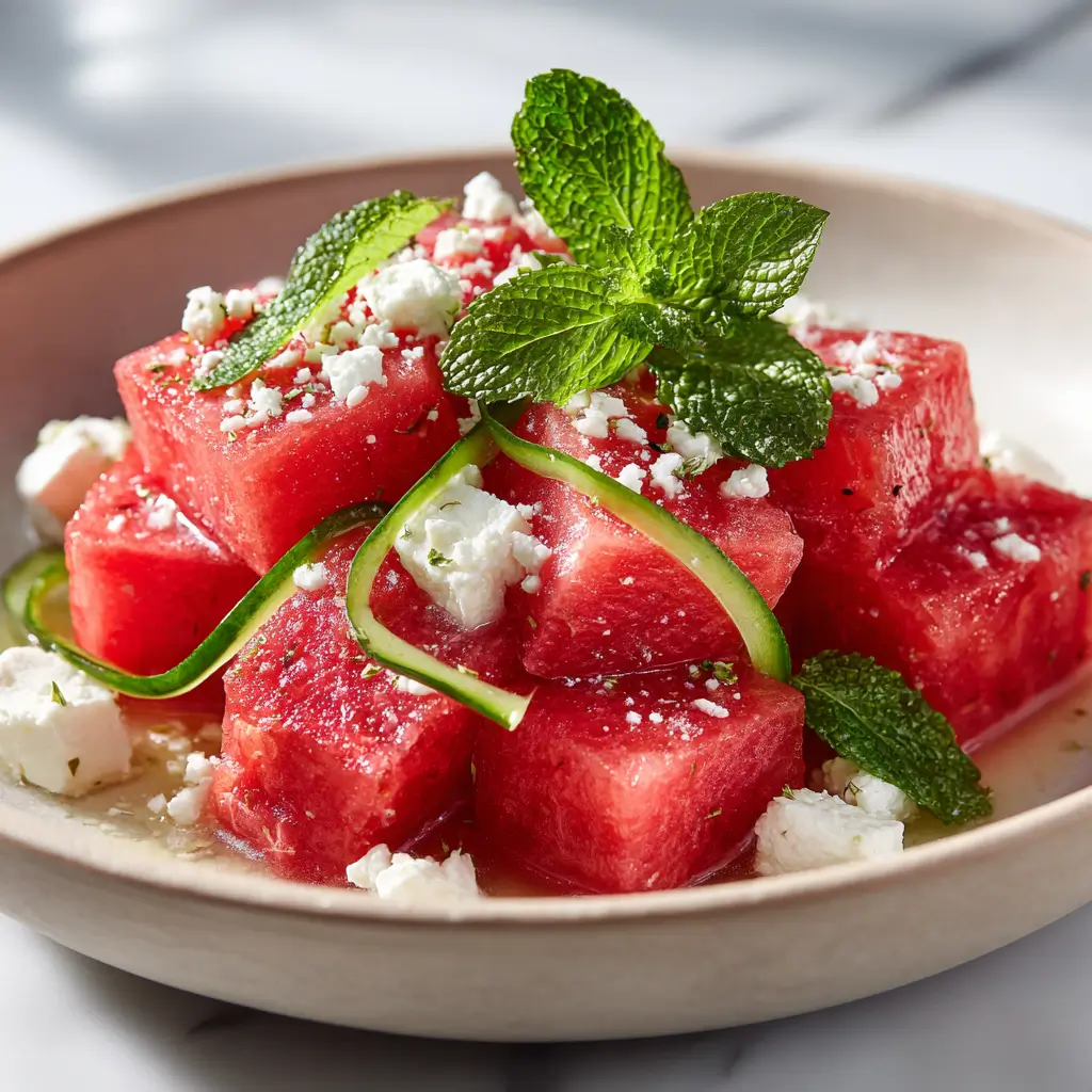 Watermelon Feta Mint Salad — Summer Classic