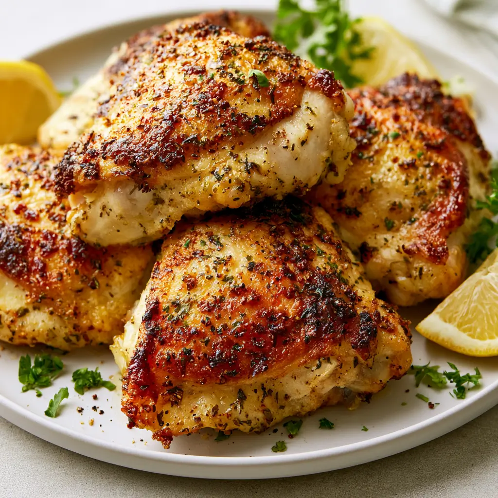 Crispy Baked Chicken Thighs For Weeknight Meal Prep