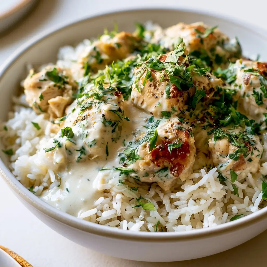 Easy Coconut Chicken Rice Bowl Recipe For Dinner