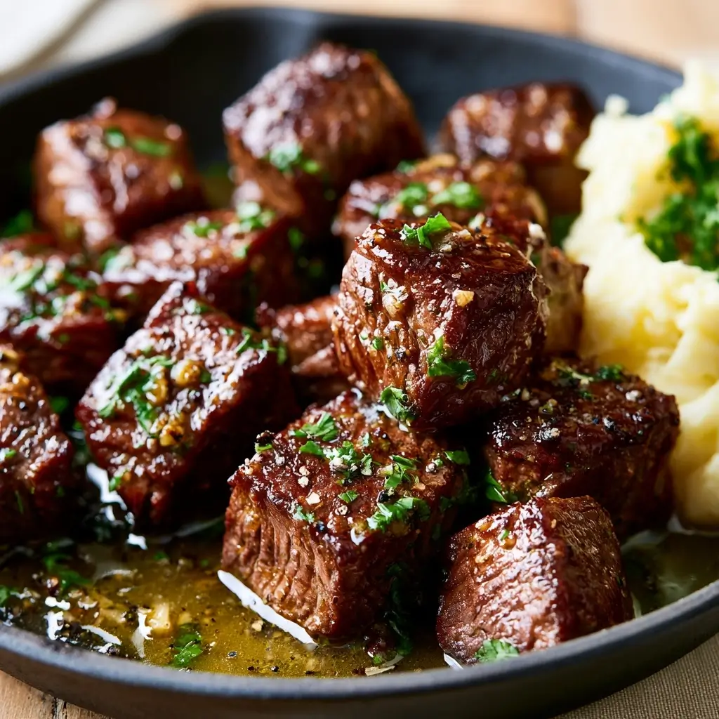 Garlic Butter Steak Bites For Quick Dinner Ideas