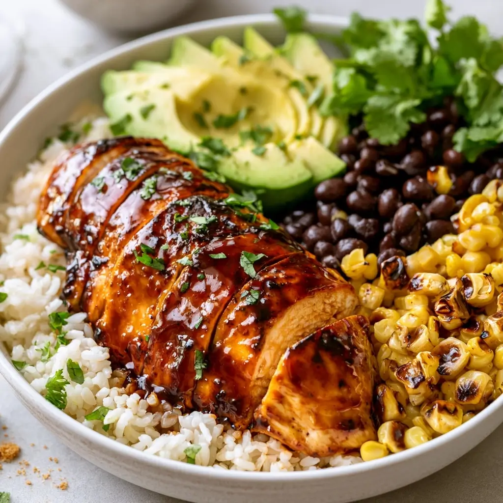 Honey Chipotle Chicken Bowls For Easy Meal Prep Dinner