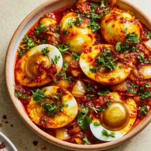 Irresistibly Spicy Egg Curry