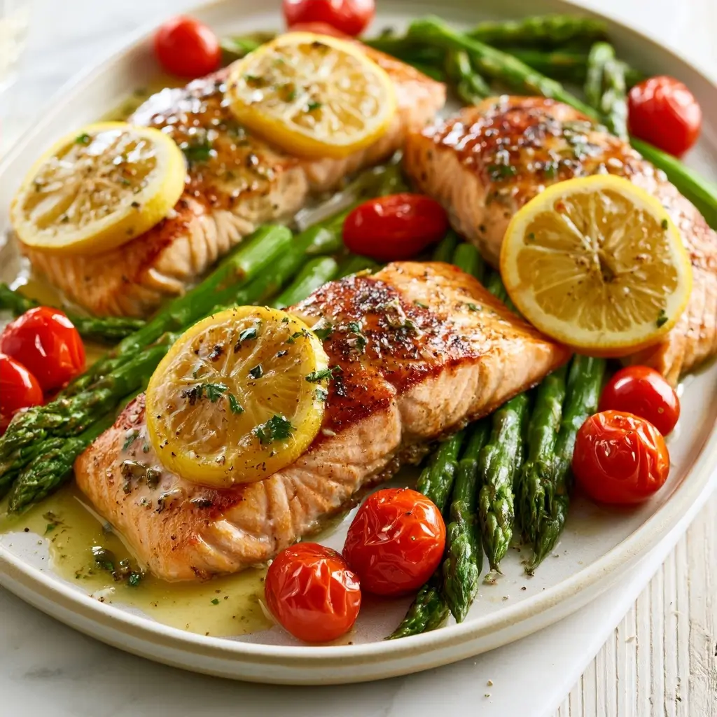 One Pan Lemon Salmon For 30 Minute Meals