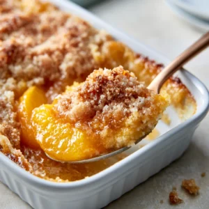 Peach Dump Cake