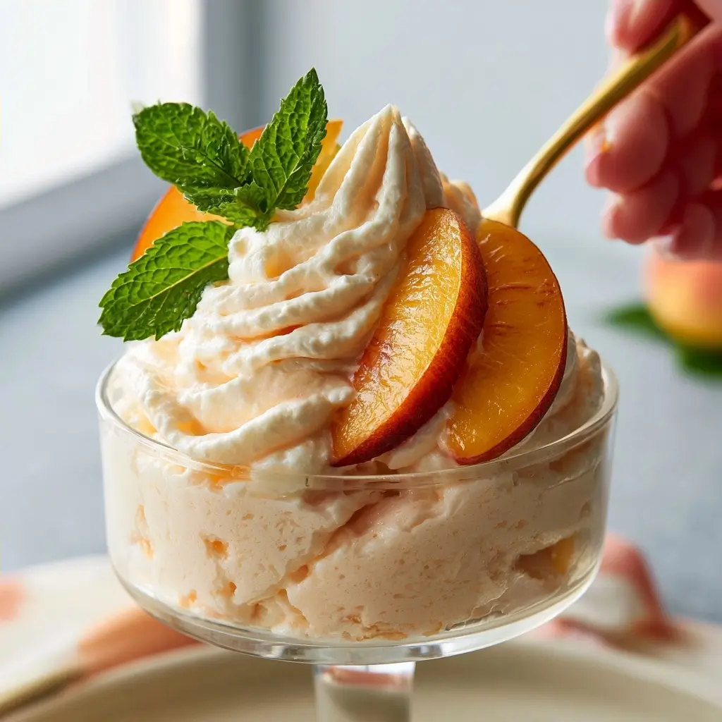 Peach Mousse (light, Creamy & Perfect For Summer)