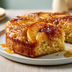 Peach Upside Down Cake Recipe