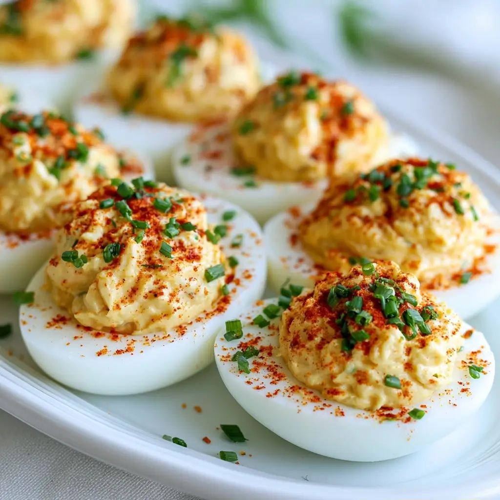 Smoked Paprika Deviled Eggs For Backyard Bbq