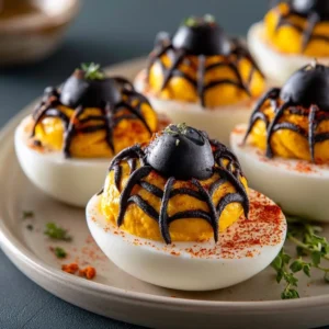 Halloween Deviled Eggs