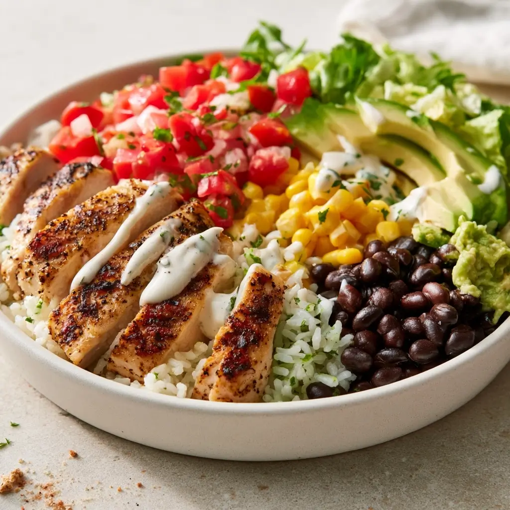 Southwest Burrito Bowl For Make Ahead Dinner
