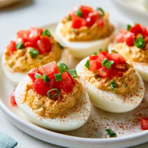 Taco Ranch Deviled Eggs For Game Day Snacks