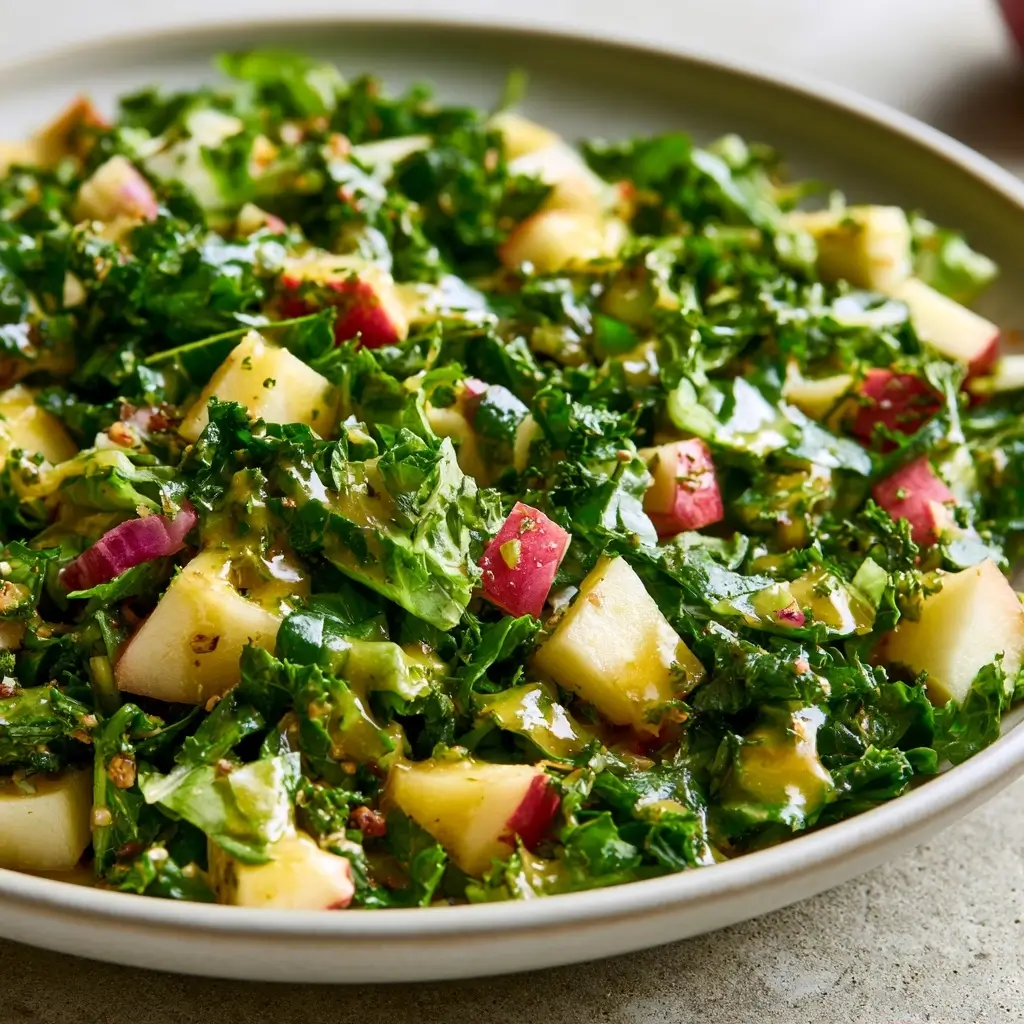 Chopped Autumn Salad With Apple Cider Dressing | Thanksgiving Salad
