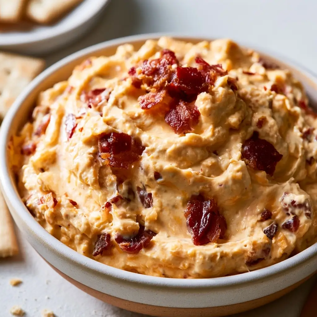 Creamy Bacon Cheddar Dip For Thanksgiving