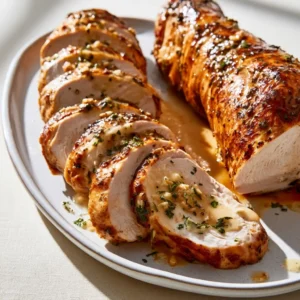 Delicious Savory Garlic Butter Turkey Tenderloin Recipe For Dinner