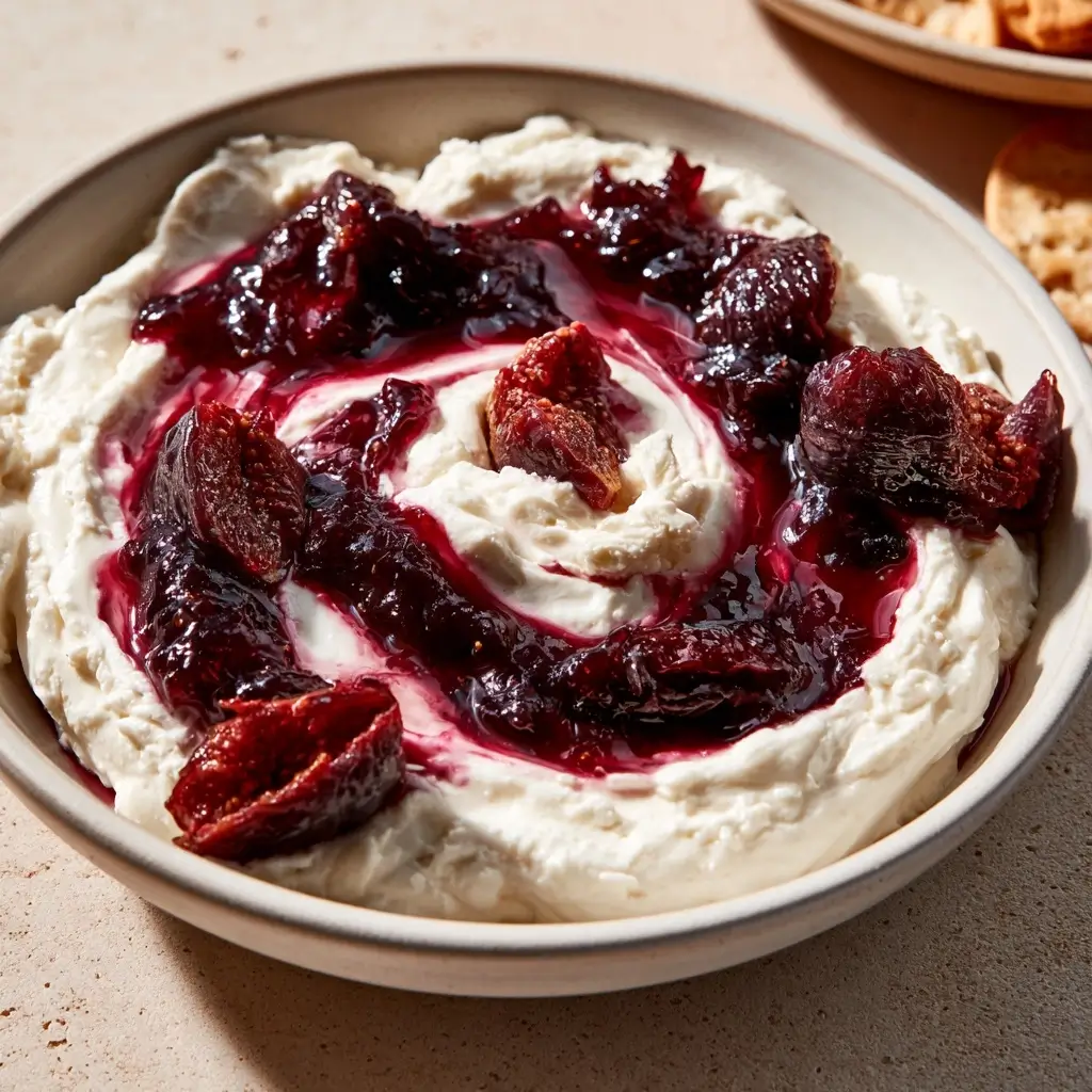 Fig Jam Goat Cheese Dip For Thanksgiving