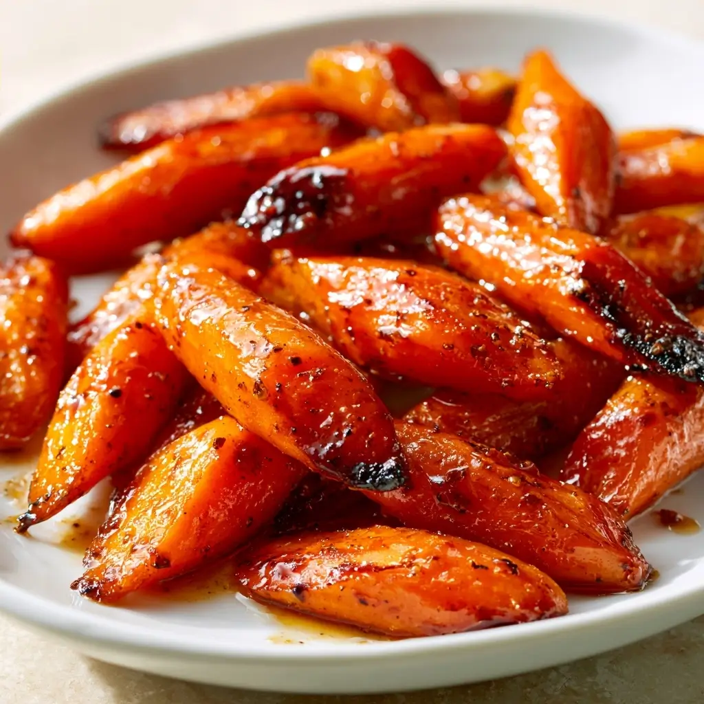 Honey Balsamic Roasted Carrots