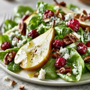 Pear Salad Recipe Ideal For Thanksgiving | Fall And Winter Holidays