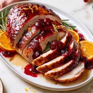 Perfect Cranberry Orange Glazed Turkey Breast For The Holidays