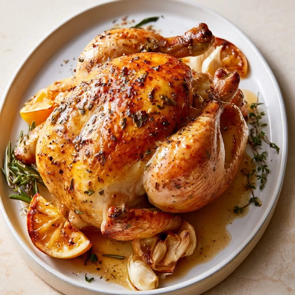 Perfect Roast Whole Chicken Recipe For Thanksgiving