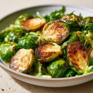 Roasted Brussels Sprouts Salad Perfect For Thanksgiving, Fall And Winter Holiday Gatherings