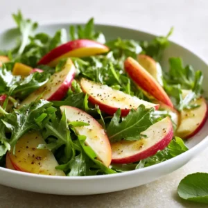 Simple Apple Arugula Salad Recipe | Thanksgiving Salad