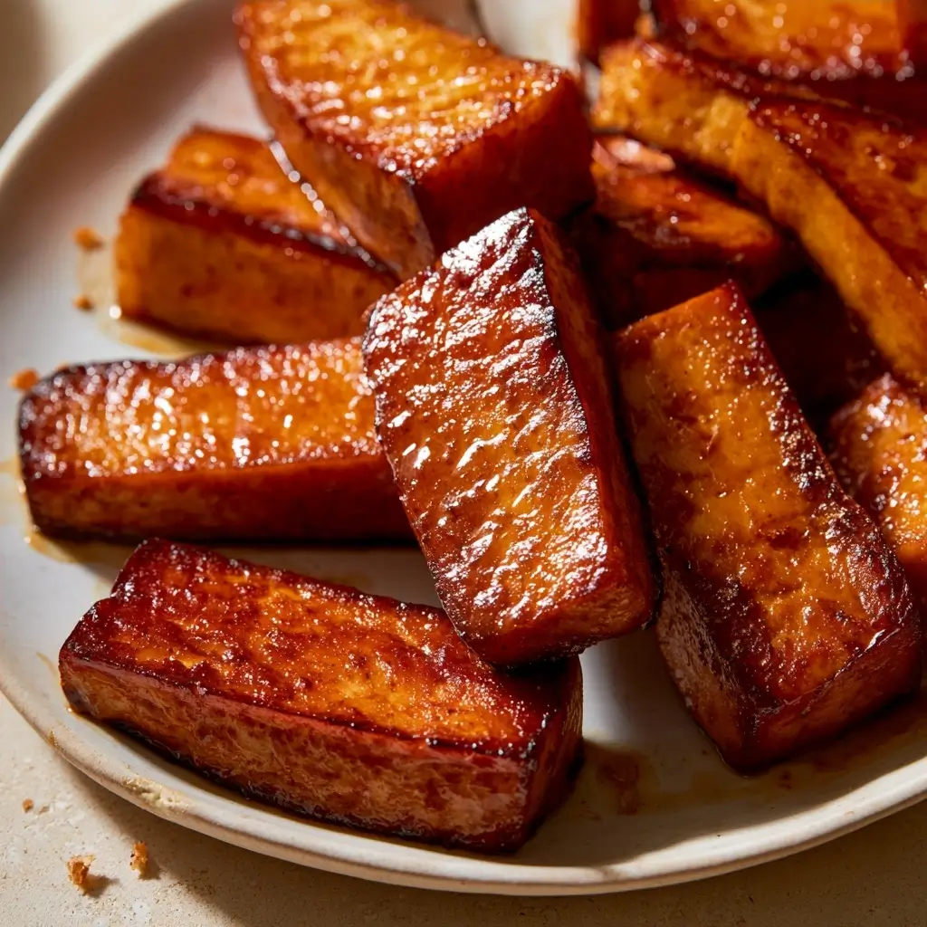 Sweet And Smoky Brown Sugar Glazed Tofu For Your Vegan Thanksgiving Or Christmas Table | Vegan Holiday Recipes