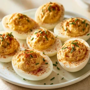 Thanksgiving Deviled Eggs Recipe | Easy No Cook Appetizers For Thanksgiving
