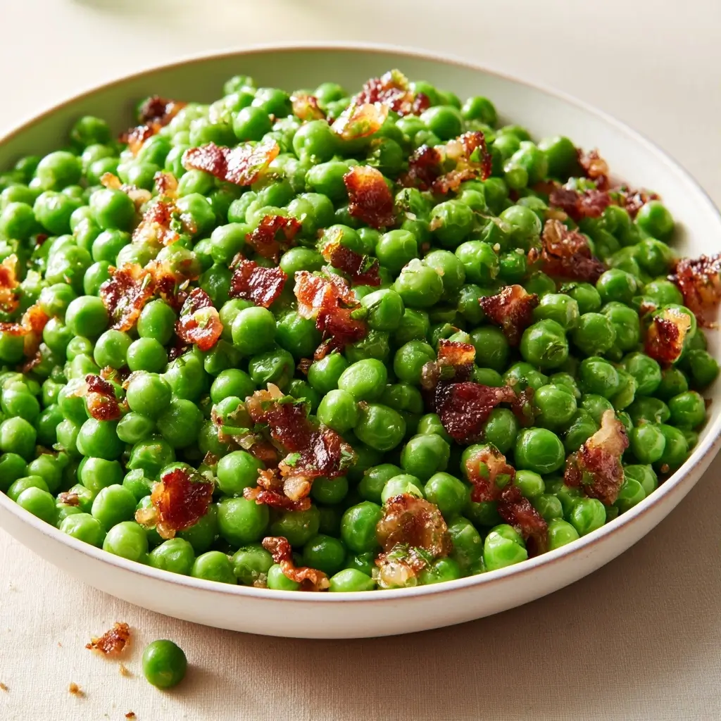 Thanksgiving Peas & Pancetta Side Dish