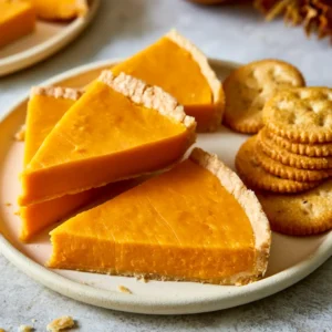 Thanksgiving Pumpkin Pie Cheese And Crackers Appetizer Idea