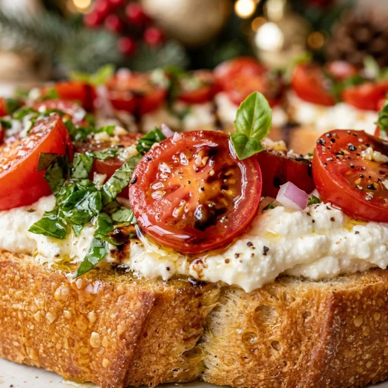 Christmas Bruschetta Wreath