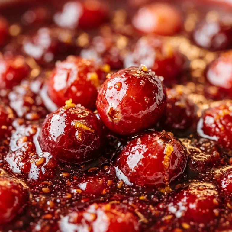 Delicious Slow Cooker Cranberry Sauce