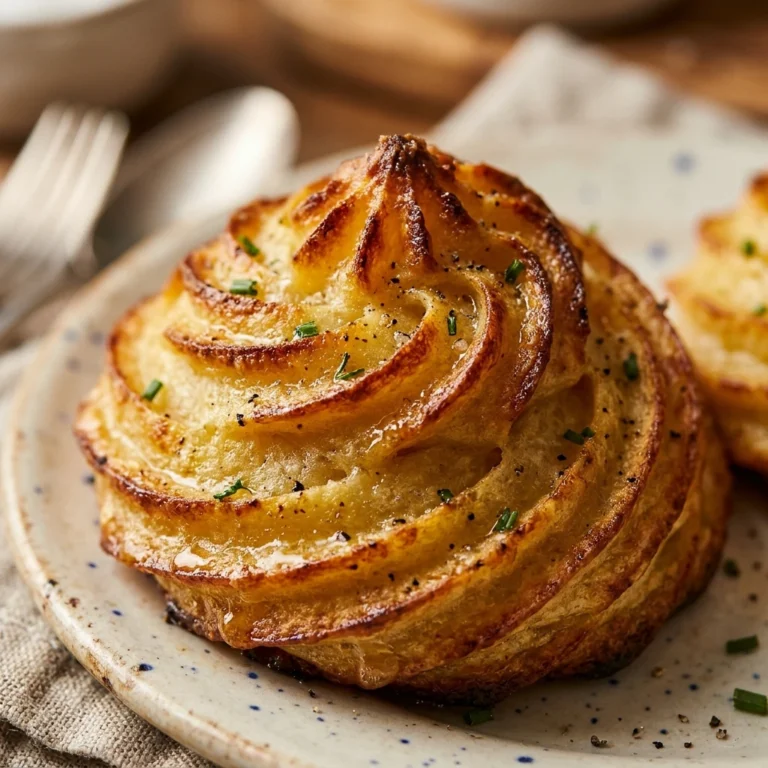Easy Duchess Potatoes